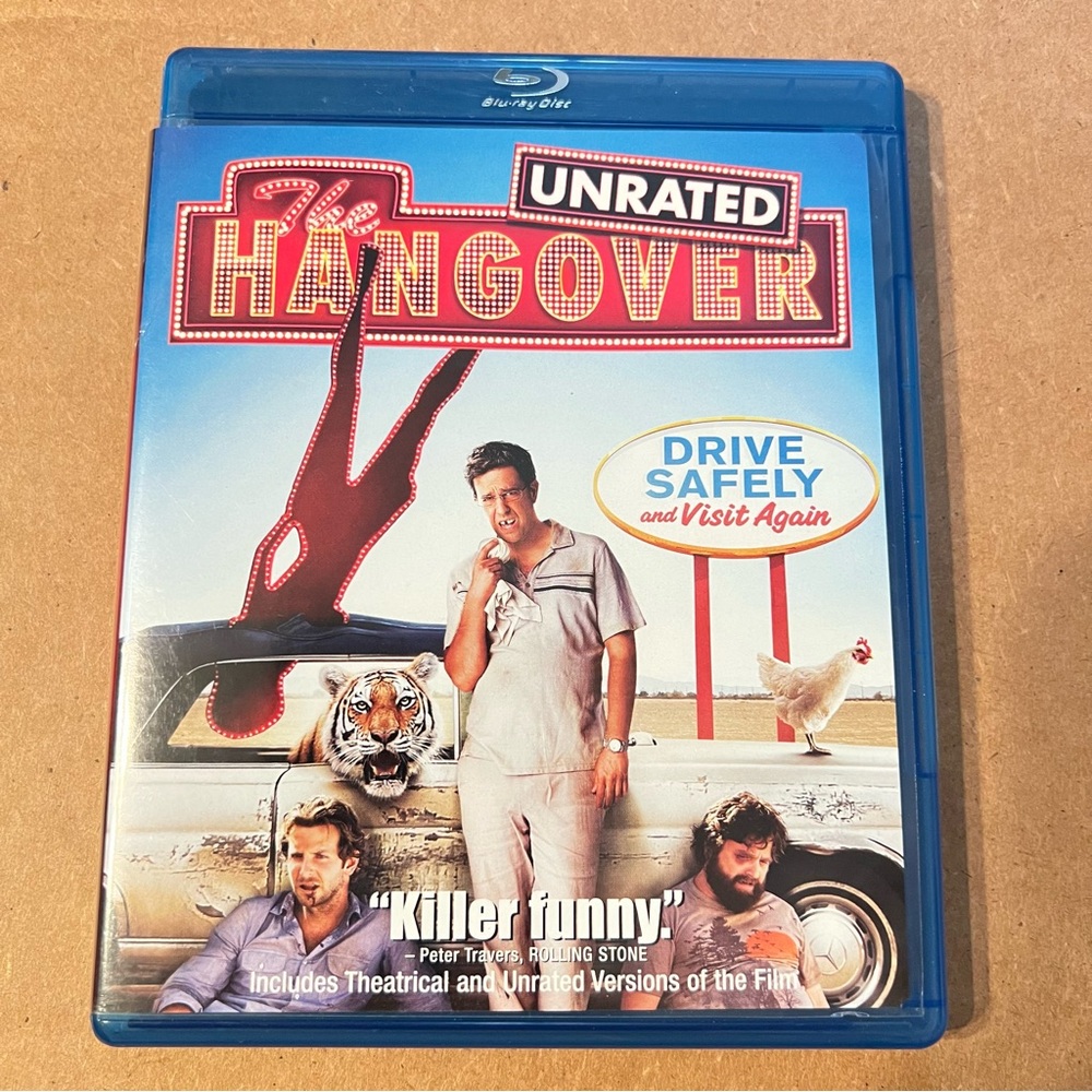 Blu-Ray THE HANGOVER Unrated‎ Movie Film